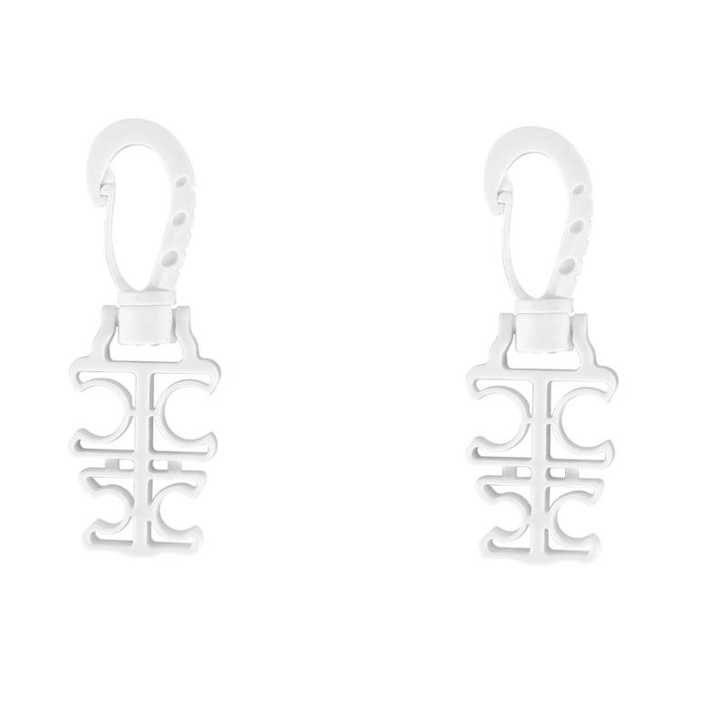 Scubas Diving Hose Holder Clip with Snap Hook Buckle Diving Double Hose Holder Clip Diving Double BCD Hose Clip Enduring