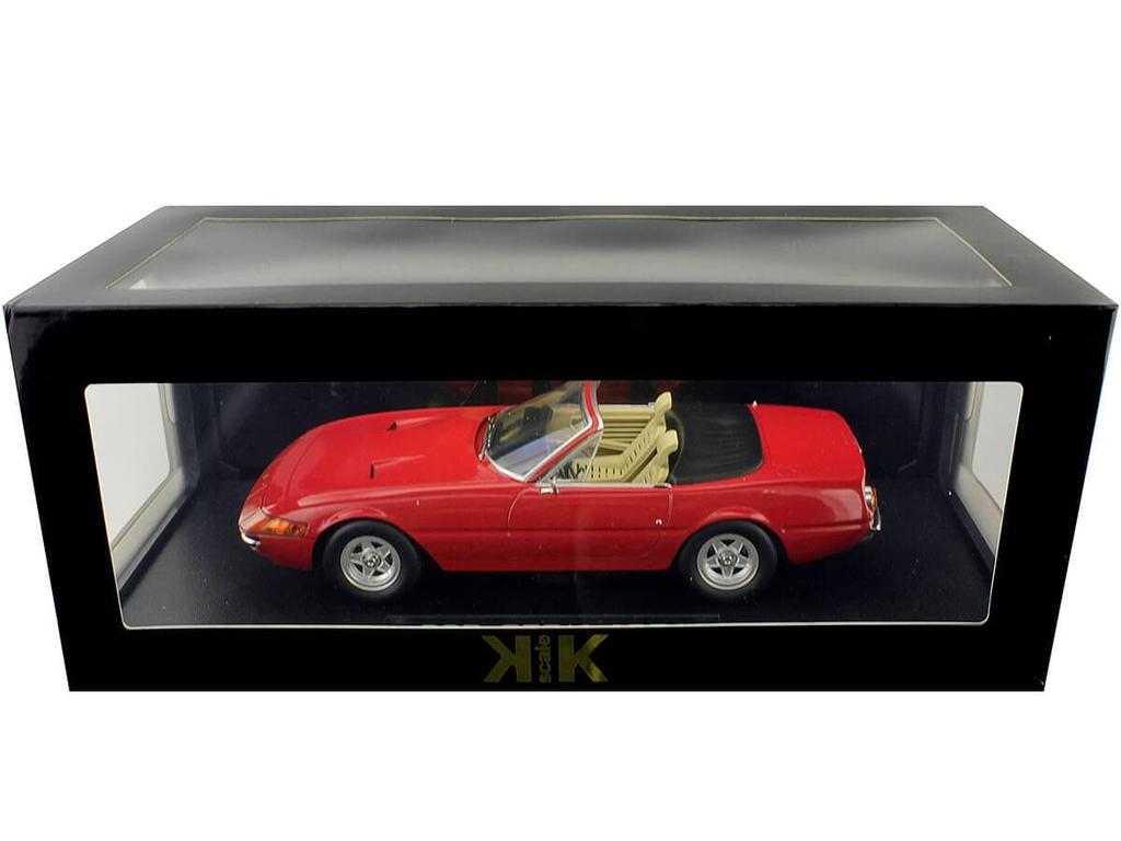 Scale Ferrari 365 GTB Spider Open 1971 Red 1/18 2-Series (KKDC180621)
