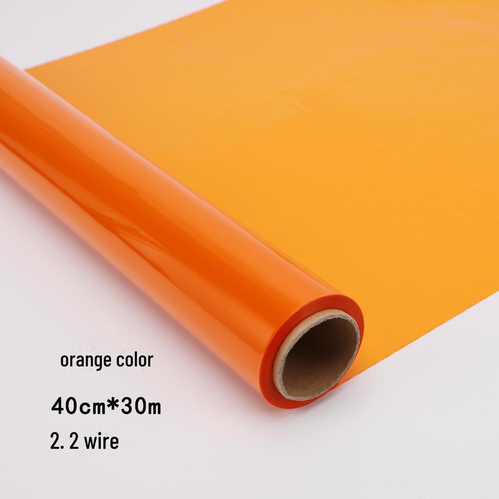 Waterproof Colored Glass Crystal Cellophane Roll for Flower Art and Packaging