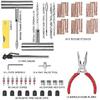 61Pcs Tire Repair Kit, Wheels Quick Seal, Universal Tire Repair Tools For Tire Repair For Car Truck Tractor Trailer Motorcycle