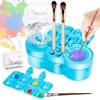 Paint Brush Cleaner Tool - Brush Washer,Paintbrush Cleaners Water Dispenser Circulation,Art Acrylic Cleaning Watercolor Rinser for Kids Adult Artist