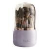 Transparent 360° Rotating Brushes Holder Large Capacity Makeup Brush Storage Tube  Storage Tube