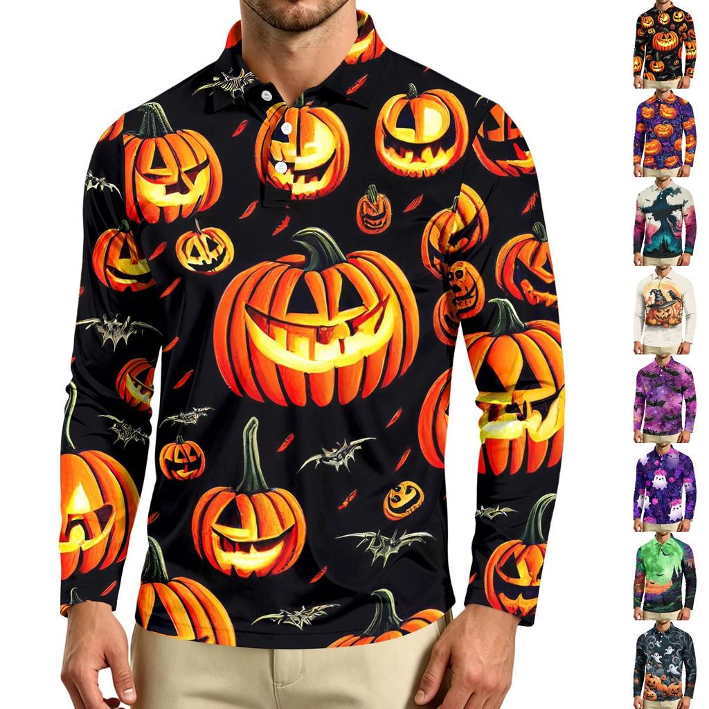 Men's Long Sleeve Casual T Shirt Crew Neck Printed Top Lightweight Comfortable Breathable Fabric Suitable for Everyday Wear