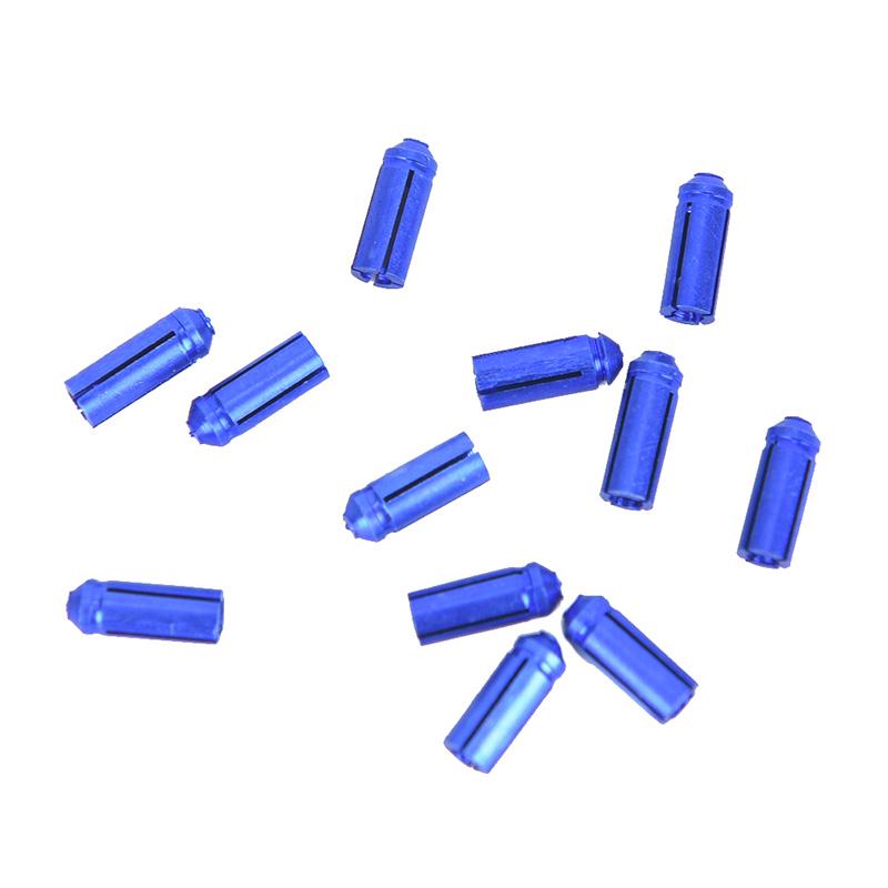 

12 шт. Алюминиевый сплав Защита оперения дротиков Аксессуары синий
