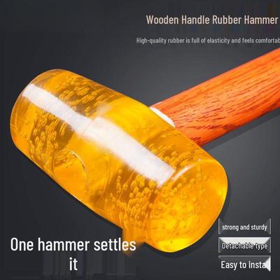 Soft Leather Mallet for Paving Floor Tiles and Rubber Knocking