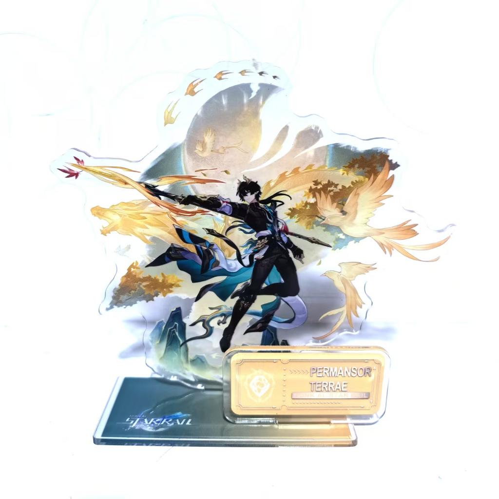 Game Figure Honkai: Star Rail Sunday Jiao Qiu Yunli Firefly Jingliu Acrylic Stand Model Plate Cosplay Anime Keychain Fans Gift