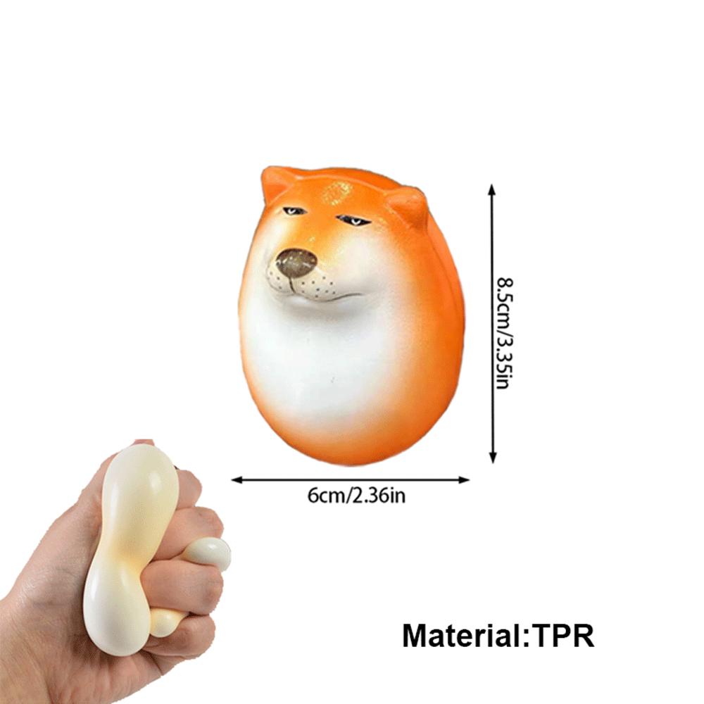 Creative DIY Assembly Shiba Inu Realistic Egg Shape TPR EggDog Union Desk Decor Desktop Ornaments For Home Office Fun Christmas Easter Gift Presents