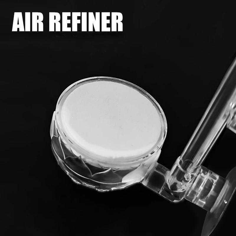 Fish Tank Air Refiner High Quality Acrylic Lotus Diamond Texture Nano Air Disk Low Pressure Bubbles Silent Aquarium Accessories