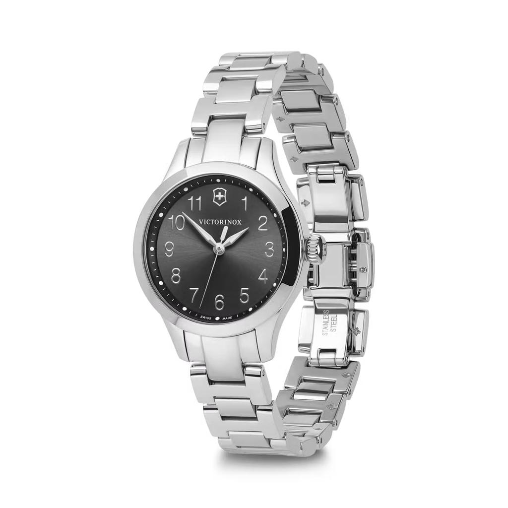 [Victorinox] Watch ALLIANCE XS Stainless Steel Case (316L) Black Dial Stainless Steel Bracelet Gi...
