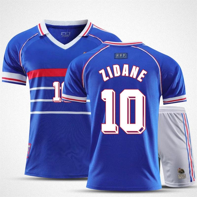 1998 France Jersey #10 with Team Badge XL