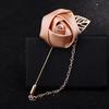1 Pcs Men's Advanced Chic Deer Pin Suit Shawl Lapel Pins Corsage Hat Shirt Collar Pin Party Daily Accessory