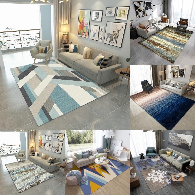 Geometry Nordic Carpet for Home Living Room Bedroom Sofa Doormat Decor Large Area Rug Non-slip Floor Mat Modern Print Fashion