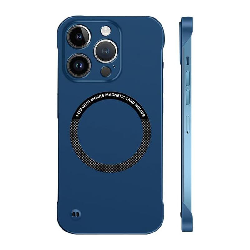 

Ультратонкий жесткий магнитный чехол для телефона из поликарбоната без рамки для Magsafe для iPhone 16 15 14 13 12 11 Pro Max Plus матовый цветной сплошной чехол For iPhone 16 ProMax