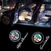 New Car Led Door Courtesy Logo Projector Lamp Welcome Lights For 159 Giulietta Stelvio Giulia Mito Brera Accessories FN3