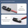 10/20/30/50Pcs Wire Plug-in Connector with Locking Buckle Low Voltage Wire Quick Connector Quick-Clip Fasteners Multi-Purpose Snap-On Blocks