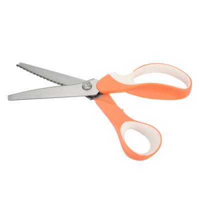 Zickzackschere Professionell DIY Edelstahl Gezackte Nähschere für Stoffarbeiten