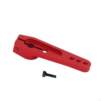 25T Aluminum Alloy Servo Long Steering Arm with Screw Metal for RC Vehicles, Cars,