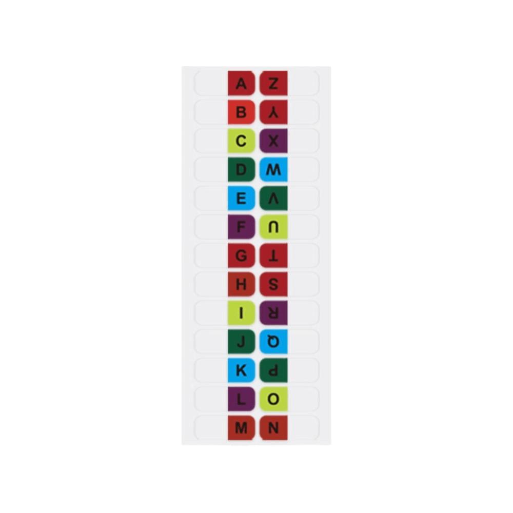 Waterproof Alphabet Page Markers Small Strips Page Marker Sticky Flags Sticky Index Tabs Binders