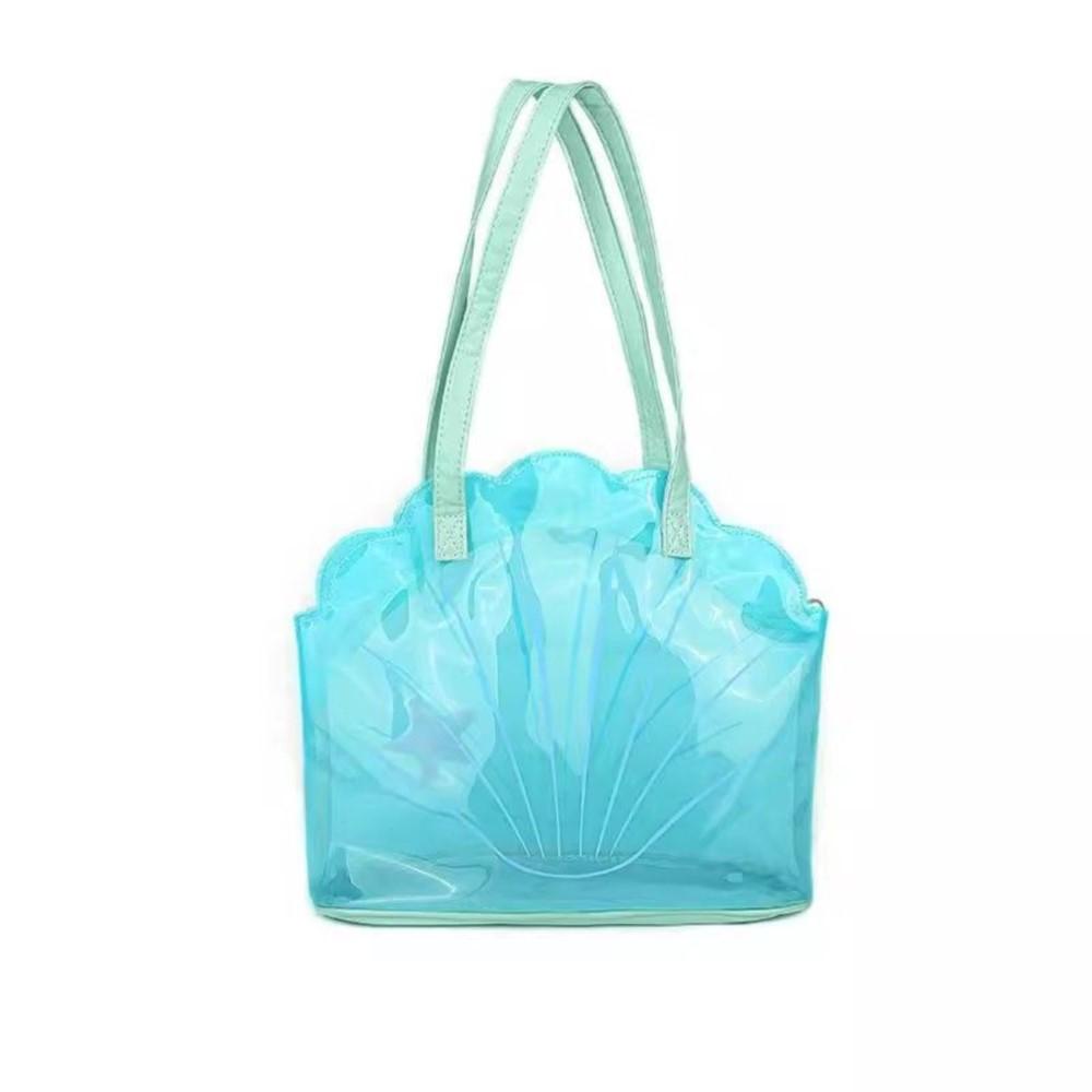 Прозрачная синяя сумка-кошелек для женщин — фото 3