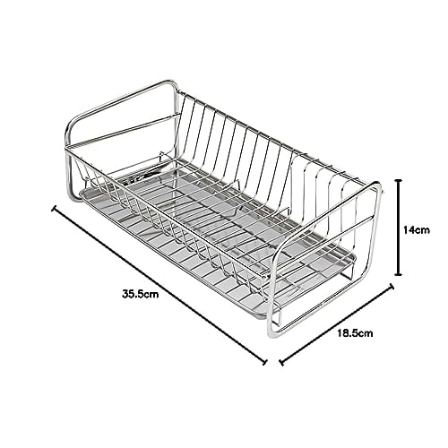 Pearl Metal Silicone Draining Basket, Slim, Stainless Steel, BUNO HB-3282