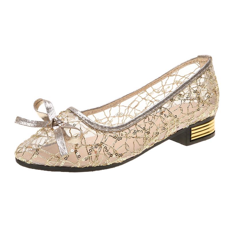 Summer 2025 Plus Size Mesh Pointed Toe Heels – Breathable  Fashionable Women s Casual Shoes 41