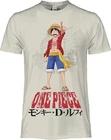 Sabor ONE PIECE T-Shirt LUFFY Japanese Name Straw Hat GOING MERRY Beige 2XL