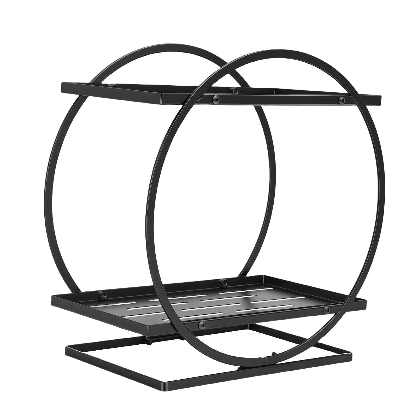Konnwei Bathroom Counter Space Saving Metal Countertop Cosmetic Shelf For Toiletries Grooming Tools