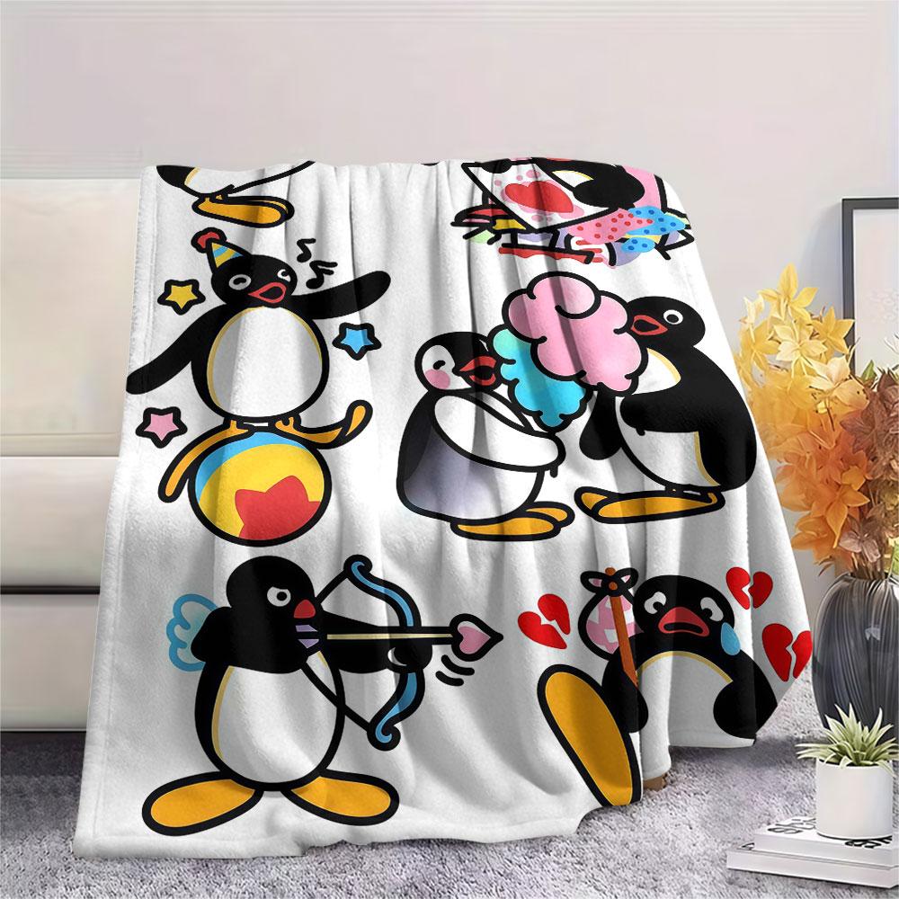 Pingu Blanket, High Quality Comfortable for All Seasons, Home Decor, Warmth and Comfort