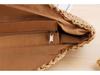 Women's Large Capacity Woven Round Shoulder Bag - Fashionable Beach & Commuter Style