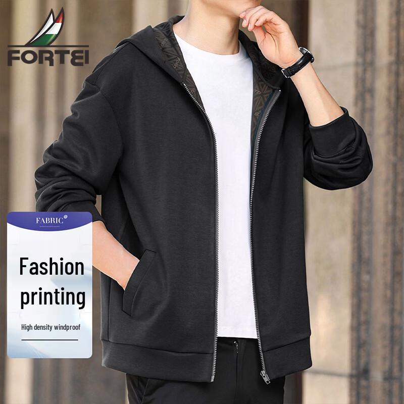 

Men s Windproof Hooded Full-Zip Sweatshirt 54