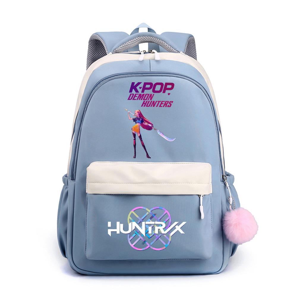Anime Net Cute K-Pop Printed Backpack for Teenger Student Girl Boy Schoolbag Bookbag Kid Gift Women Large Capacity Waterproof Travel Bag Mochila
