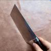 8 Inch Slicing Knife SKD11 Mode Steel Core Damascus Steel Blade Ebony Handle Cutting Vegetables Cleaver Meat Kitchen Knives