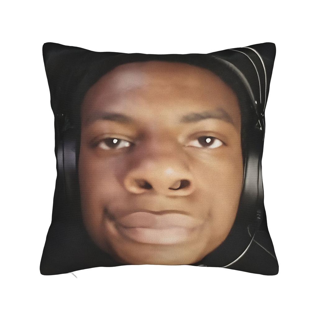 Ishowspeed Funny Meme Square Pillow Case Cushion Covers Awesome Zipper Decorative Throw Pillow Case Cover For Home 45*45Cm