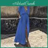 Stylish Women Deep V Neck Maxi Dress Featuring Timeless Design And Premium Quality