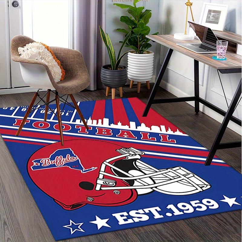 Büroteppich Buffalo Football Thema Perfekt zum Schutz von Sofas Unter Stühlen