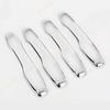 4X For Volvo XC90 2016- Chrome ABS Exterior Side Door Handle Frame Trim