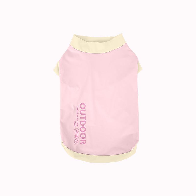 Cooling Breathable Two-Tone Dog Summer Coat Jacket for Bichon Schnauzer Puppy Small Dogs And Cats Wholesale Pet Clothing