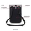 Mini Passport Holder Pack Travel Documents Crossbody Bags with Neck Rope RFID ID Credit Card Storage Organizer Anti-theft Pouch