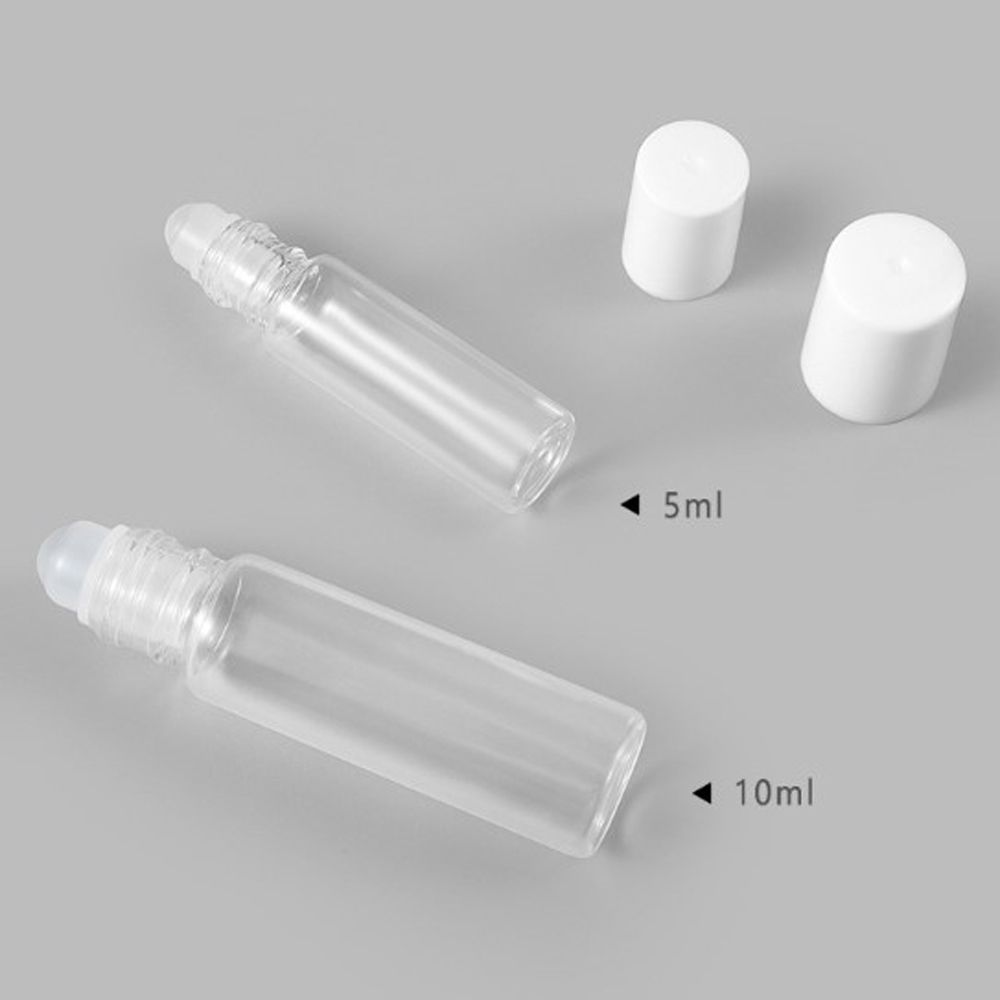 Ball With Roll On Rollerball Bottle Glass Roller Bottles Empty Clear Bottles Refillable Container