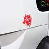 Electric car sticker dynamic motorcycle wolf head decoration  creative waterproof scratch protection
