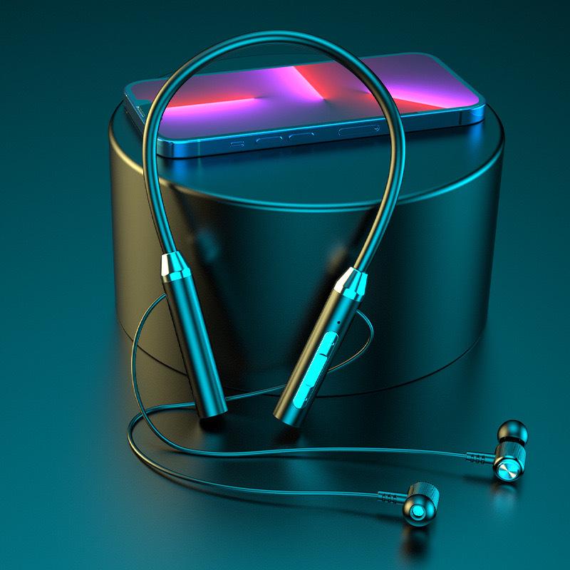 Bluetooth 5.0 Neckband Sports Earphones with Long Battery Life and Universal Compatibility