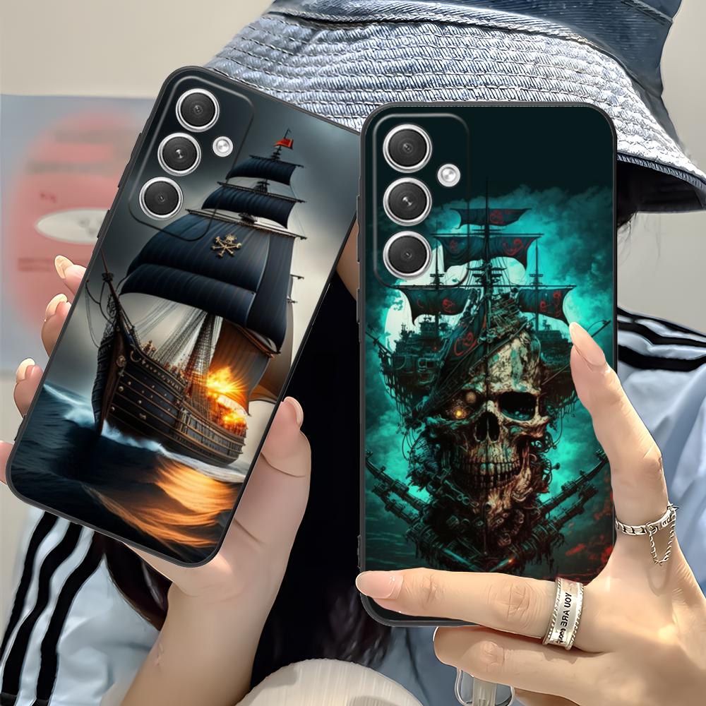 Pirate Corsair Mobile Phone Case for Samsung Galaxy S26 S25 S24 S23 S22 S21 S20 Note20 Plus FE Ultra Colorful Cover Cover Pretty