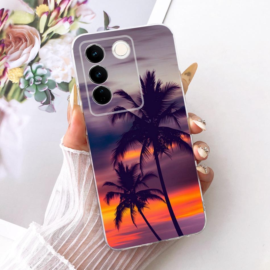 For Vivo V27 V27Pro Cool Dragon Tiger Pattern Phone Case For Vivo V 27 V27 Pro V2230 V2231 Soft Silicone TPU Cases