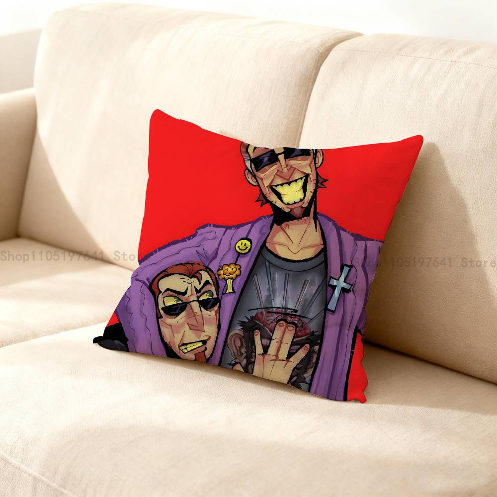The P-Postal D-Dude Customizable Anime Celebrity Merchandise All-Match Printed Pillow Case Sofa Office Room Decoration Protector