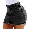 Sommer Mode Neu Allespassend Jeansrock Sexy Hüftbedeckend Jeansrock Rock Schlankmachend