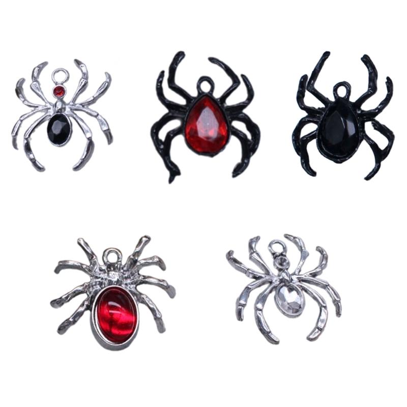 Artistics Metal Spiders Decorations for Clothing Embellishment Art Supplies Safe Craft Components