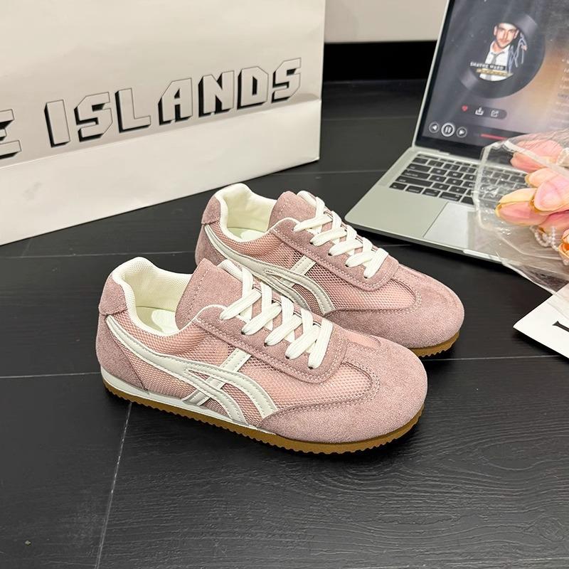 Retro German training shoes women's 2025 new popular summer mesh breathable Forrest Gump shoes versatile sports and leisure board shoes