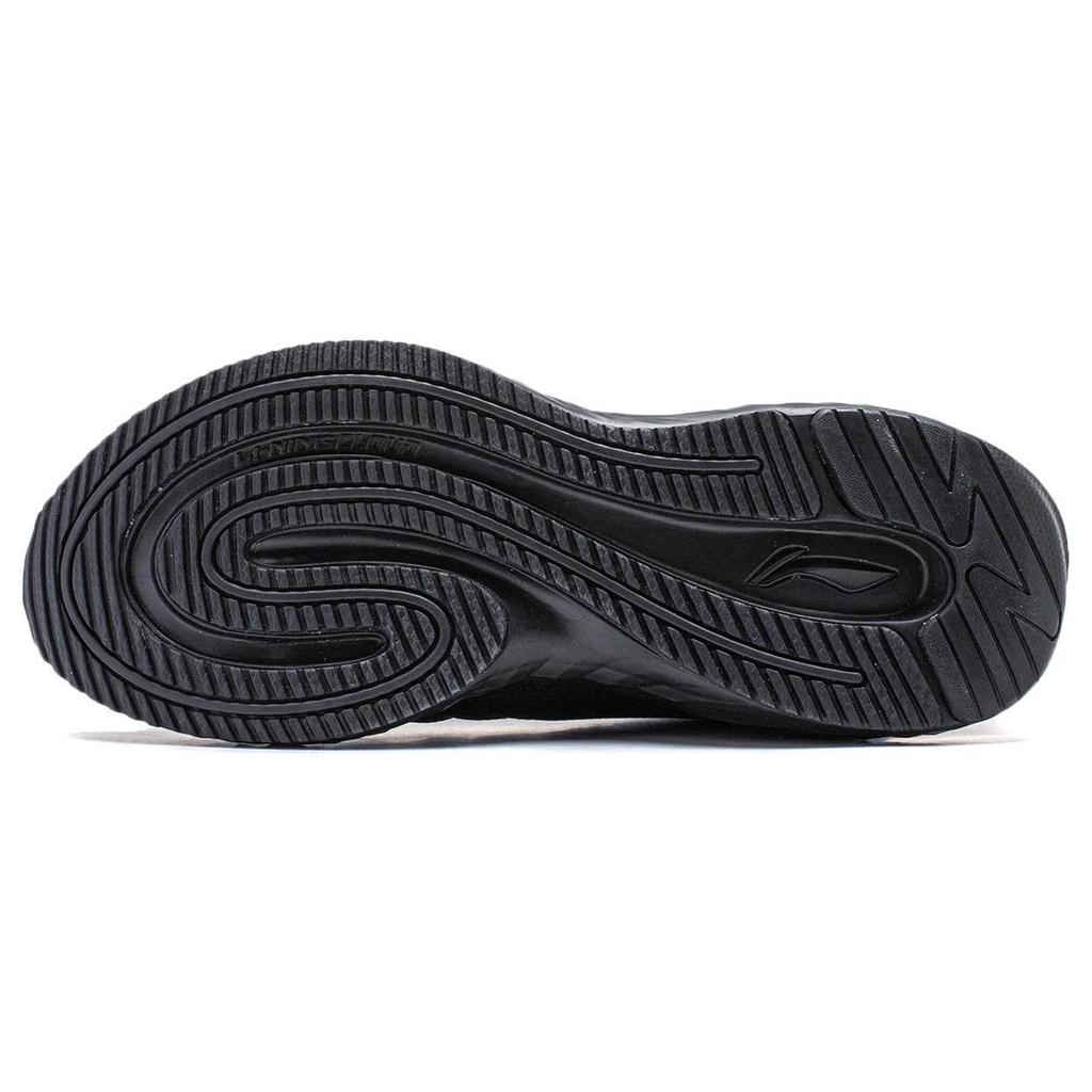 Li Ning Cloud Shield Cushioning Slip Resistant Abrasion Resistant Low Top Running Shoes Women's Black ARST058-1