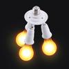 5 In 1 Adjustable E27 To E27 Base Light Lamp Bulb Adapter Holder Socket Splitter New #3