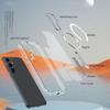 For Samsung Galaxy S25/S24 Magnetic Case Kickstand TPU + Acrylic Phone Cover